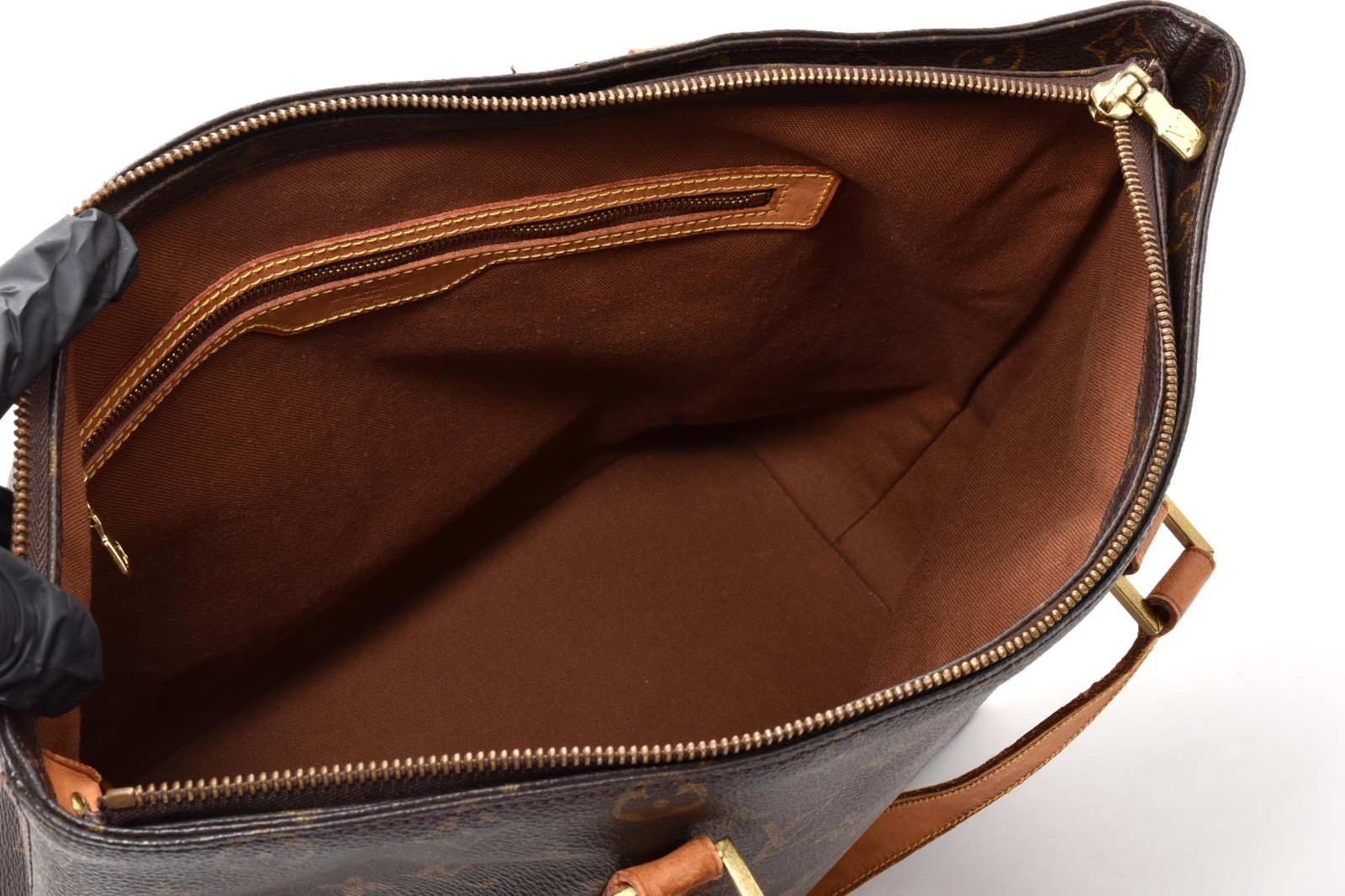 LOUIS VUITTON Cabas Mezzo M51151 Monogram Canvas Shoulder Tote Bag Vintage