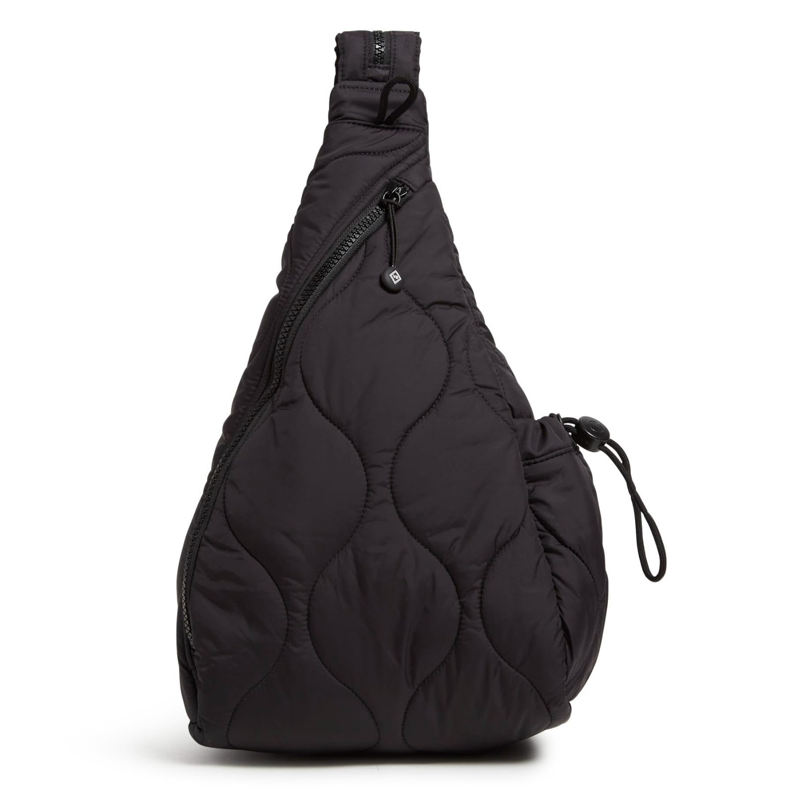 Vera Bradley Featherweight Sling Backpack Black Quilted Crossbody Bag 37203-481