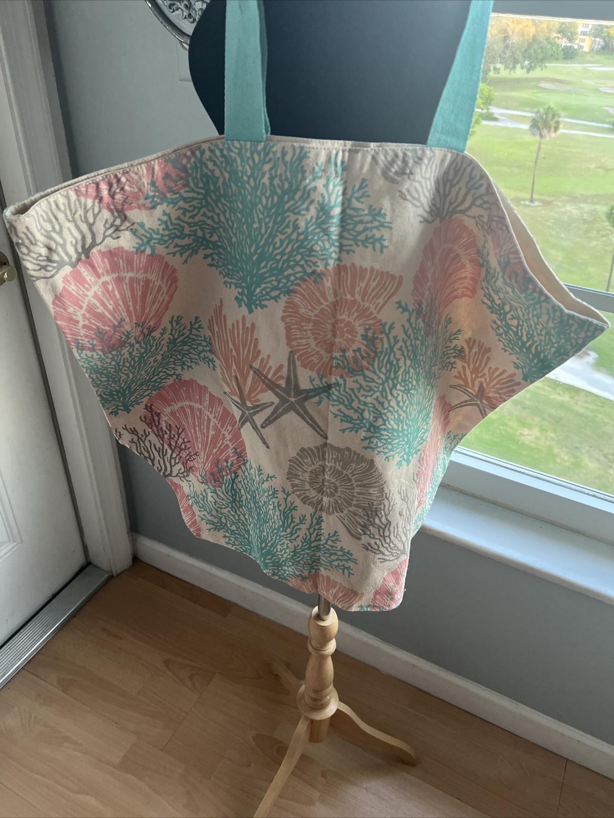 Boho Living Tote, Extra Large beach Reusable Tote -Large Handles NWT