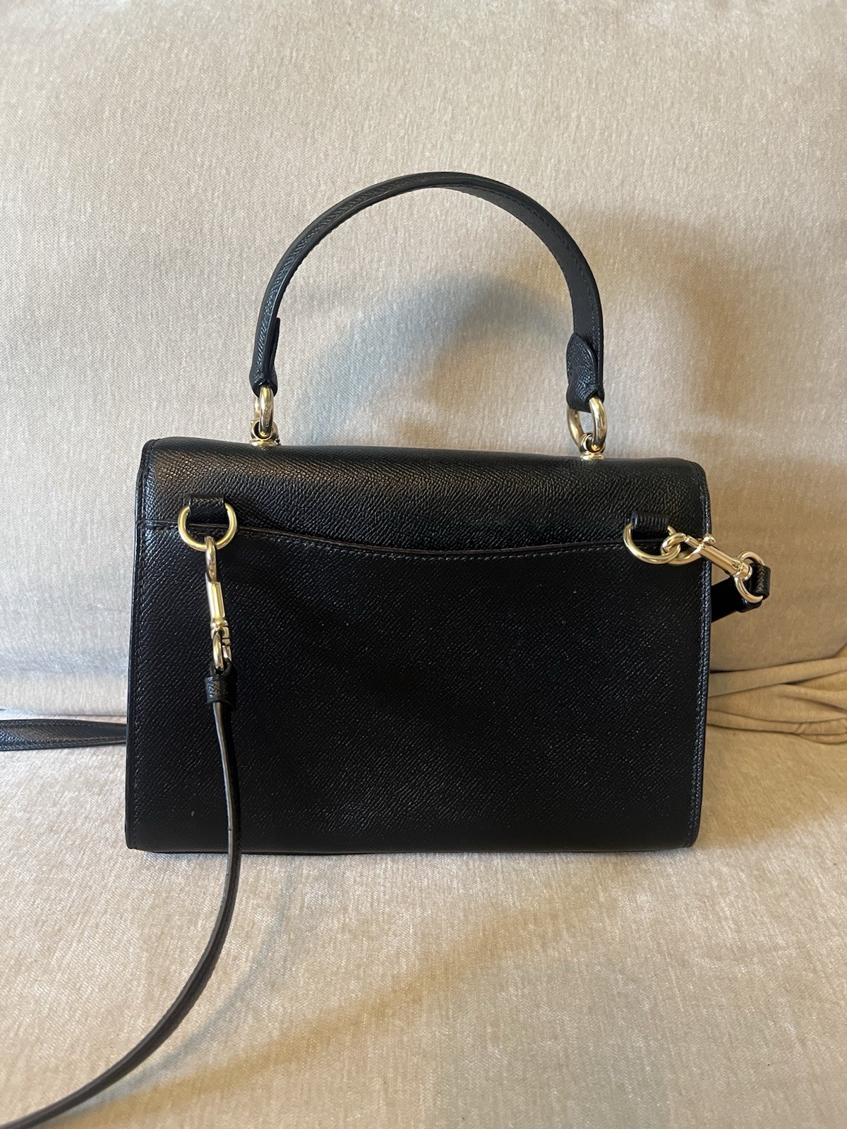 Coach Small Black Tilly Top Handle Satchel