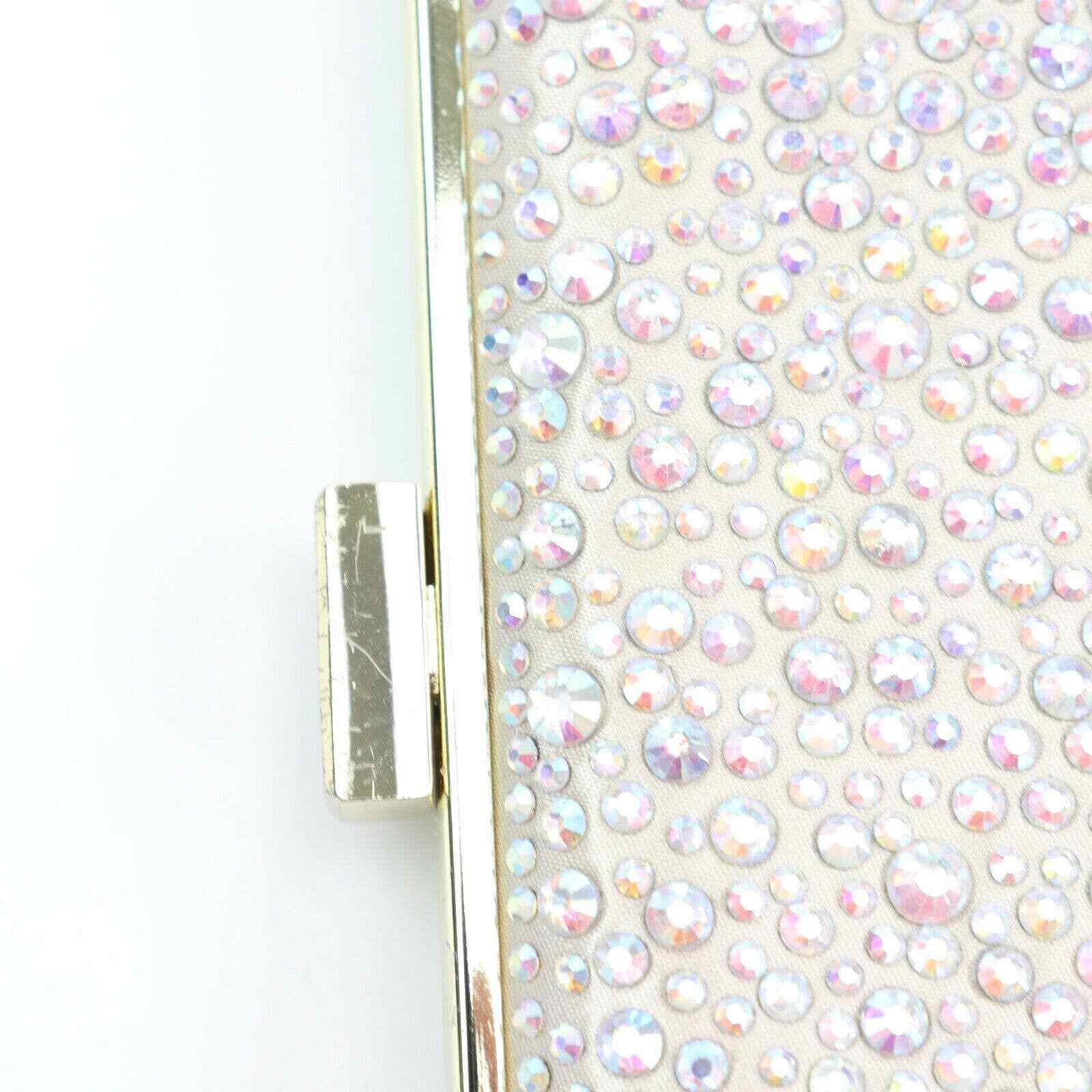 INC Loryy Embellished Sparkle Clutch Iridescent