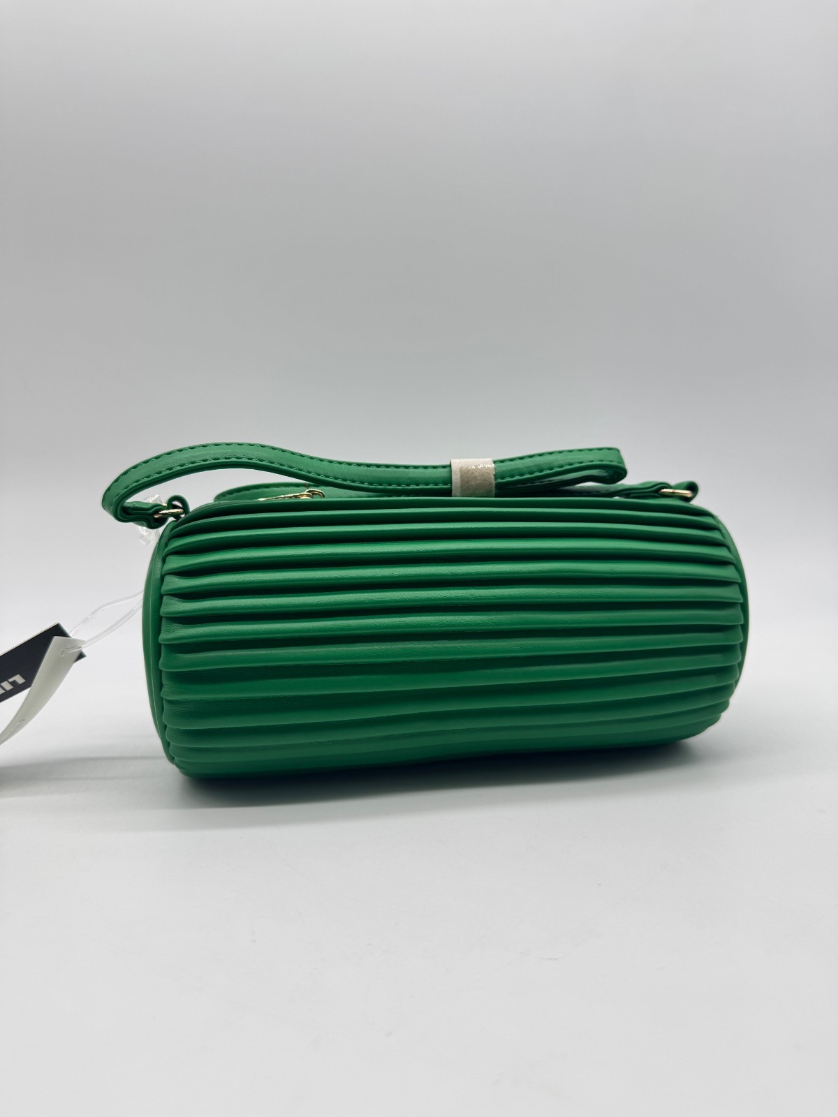 LIKE DREAMS Laila pleated barrel women’s mini shoulder bag – Green~