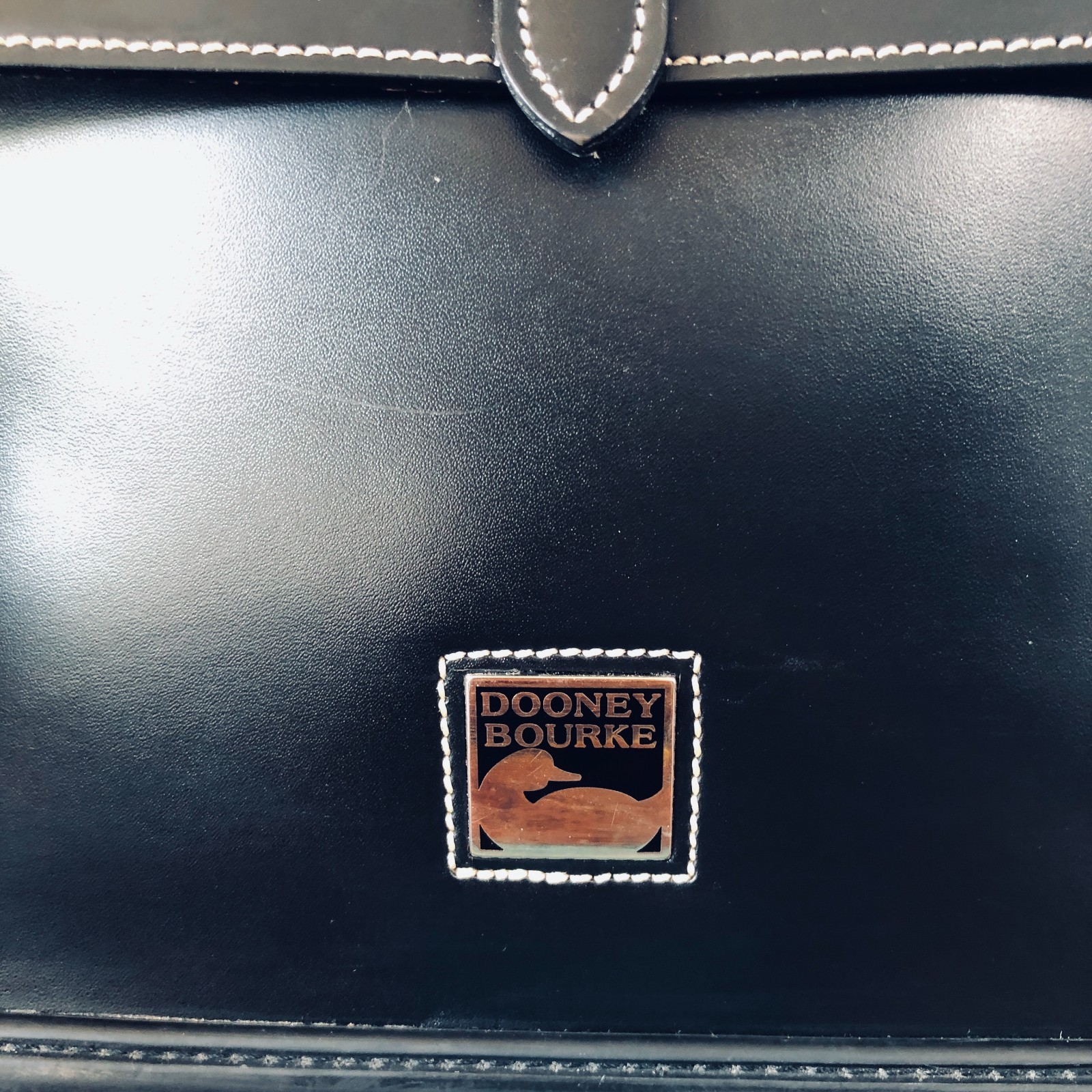Dooney & Bourke Parasole Vintage Shoulder bag Leather Black USA