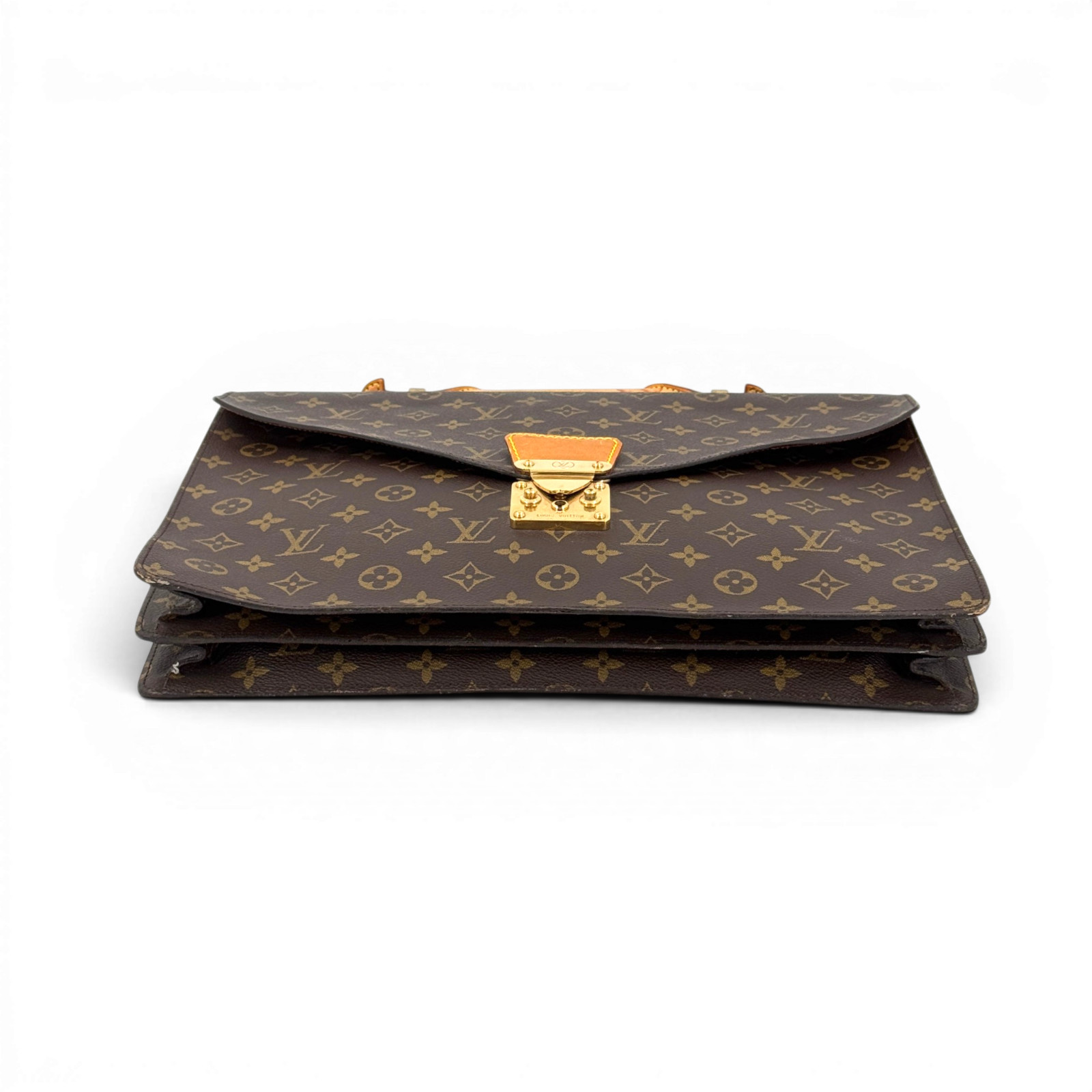 Auth Louis Vuitton Monogram Conseiller M53331 Briefcase Business Bag Attache