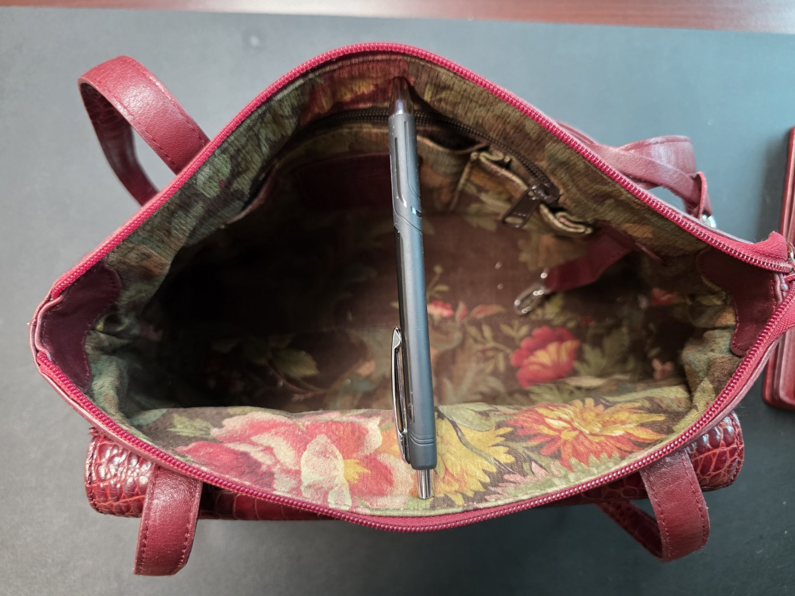 Brighton Ella Red Purse And Wallet With Dust Cover And Box