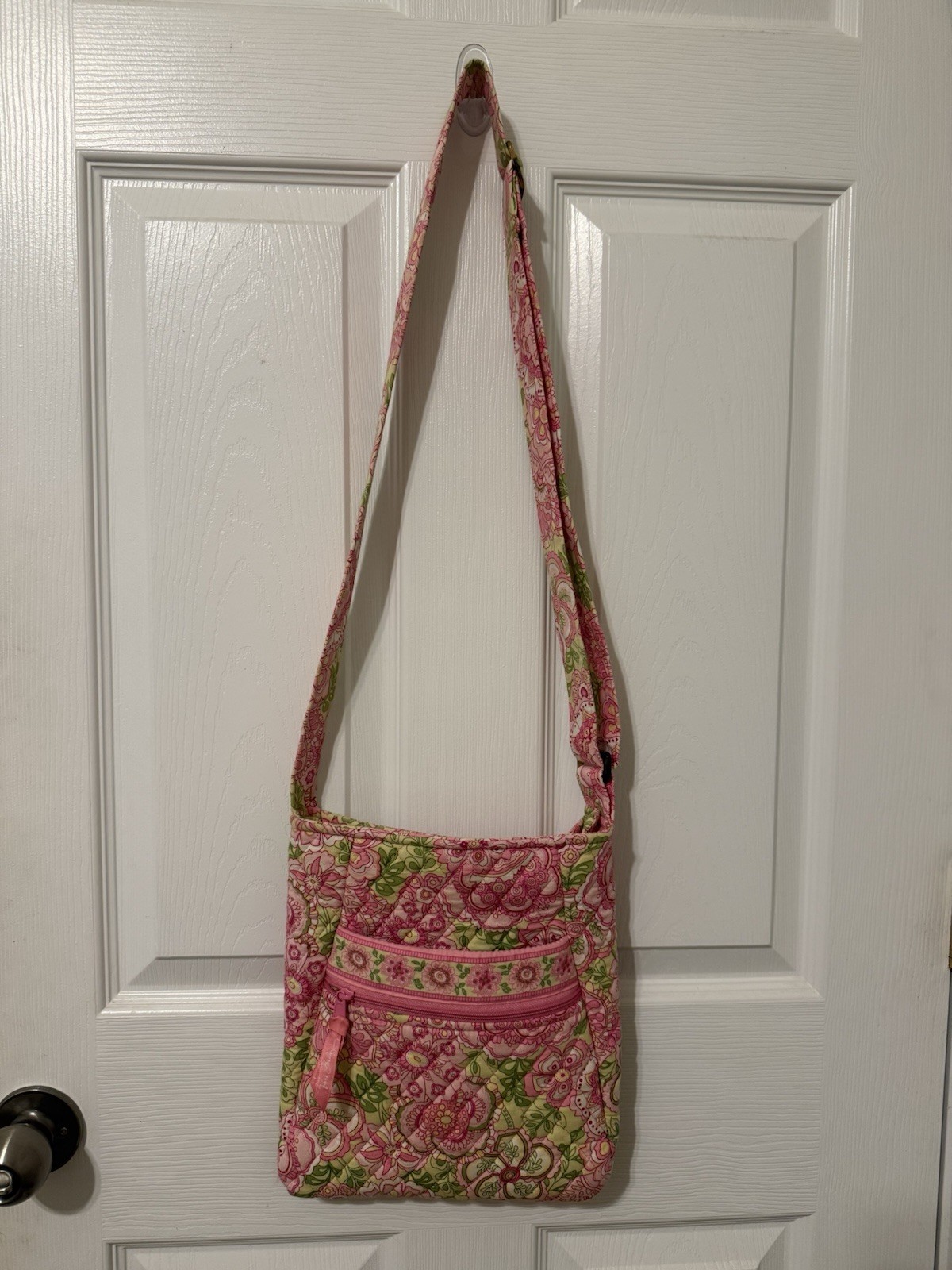 Vera Bradley Fall 2006 Petal Pink Quilted Crossbody Bag & Zip around Wallet