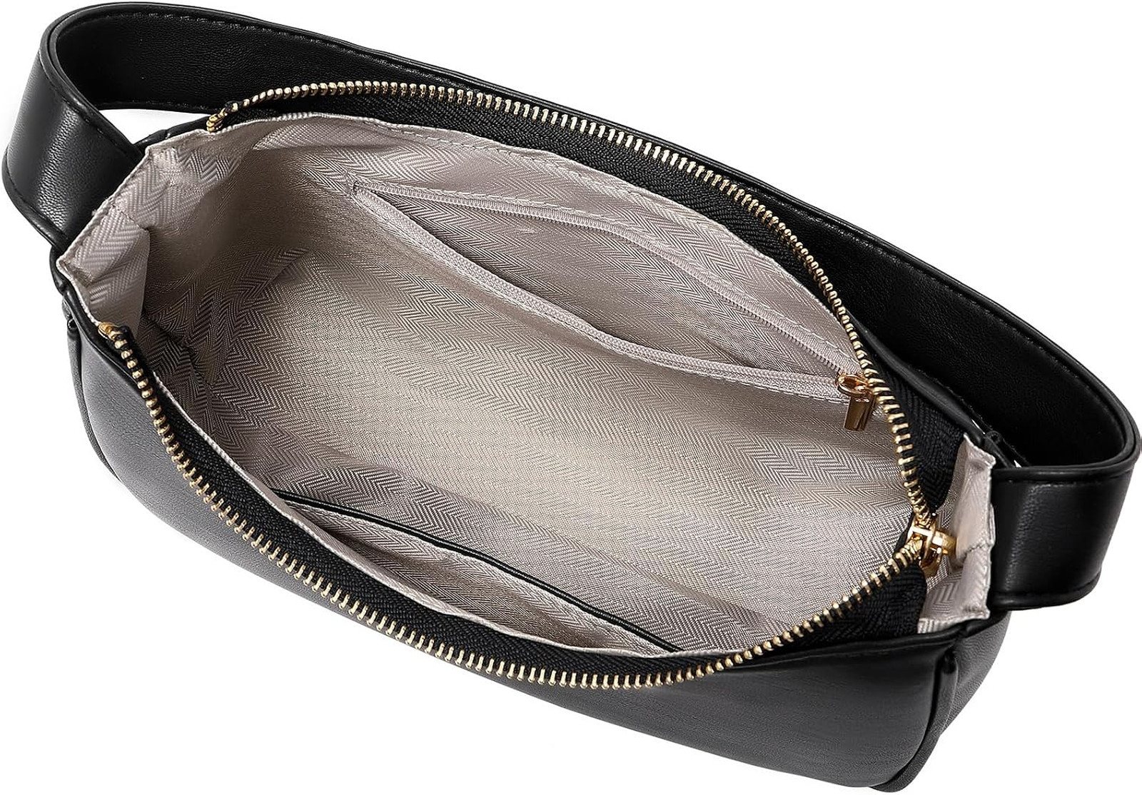 Women’s Shoulder Bag with Zipper Closure, Hobo Tote Purse, Small Crossbody