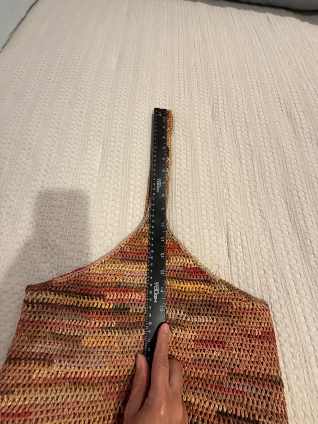 Helen Kaminski Multi-Toned Raffia Crochet Hobo Bag