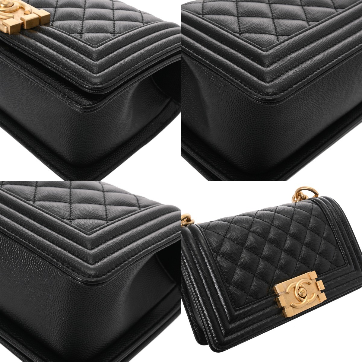 CHANEL Small Handbag 7.9″ A67085 Boy chanel black Women Shoulder Bag