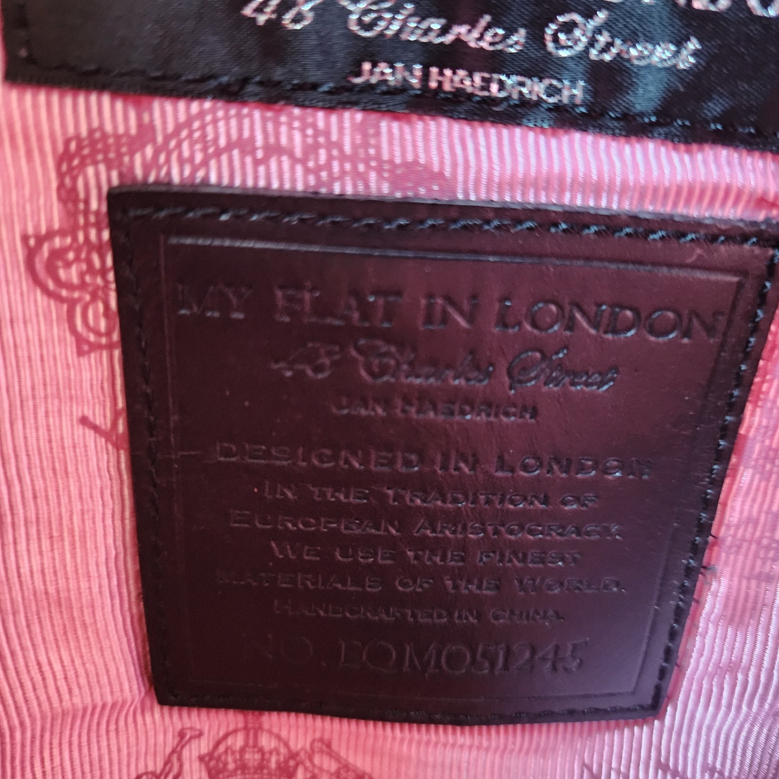 My Flat In London Purse Large Handbag Brown Suede Bow Handle Hobo Bag Embossed