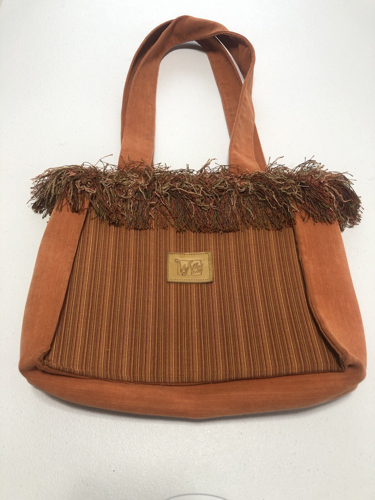 Shoulder Bag Purse Colorful Multi 70s Fringe Hippie Boho Bohemian