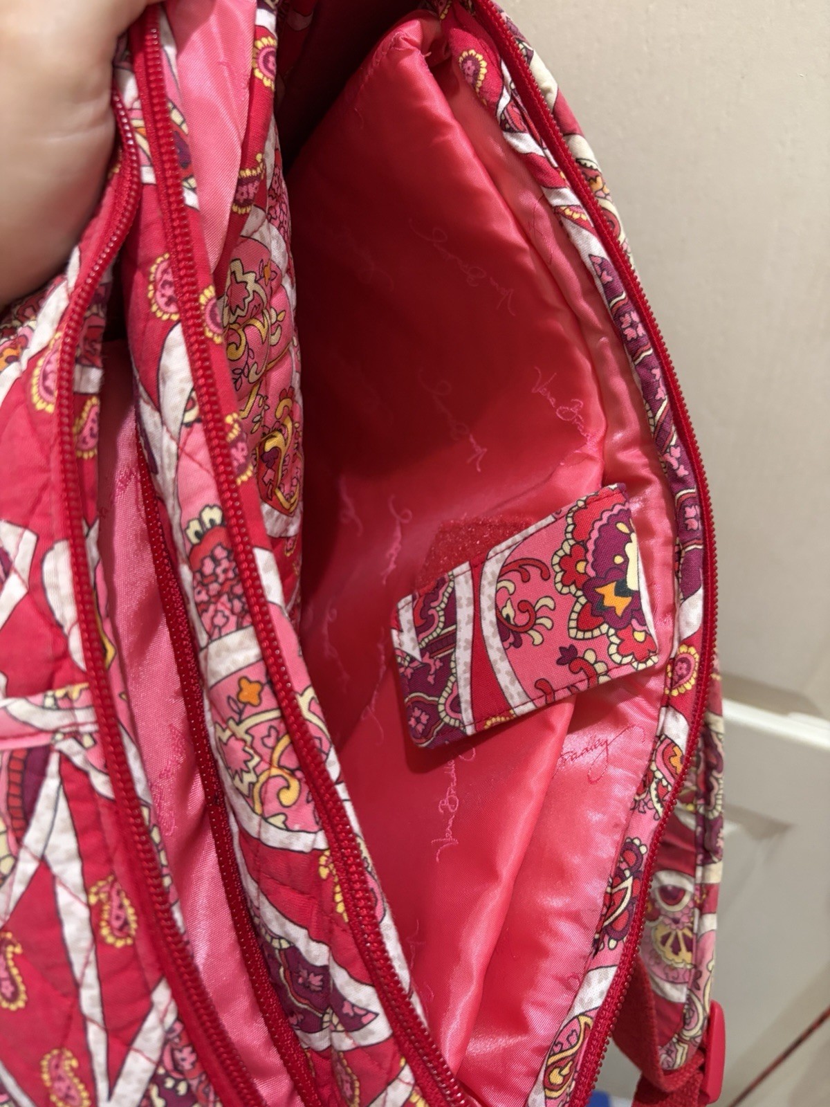 Vera Bradley Large Laptop Cotton Backpack