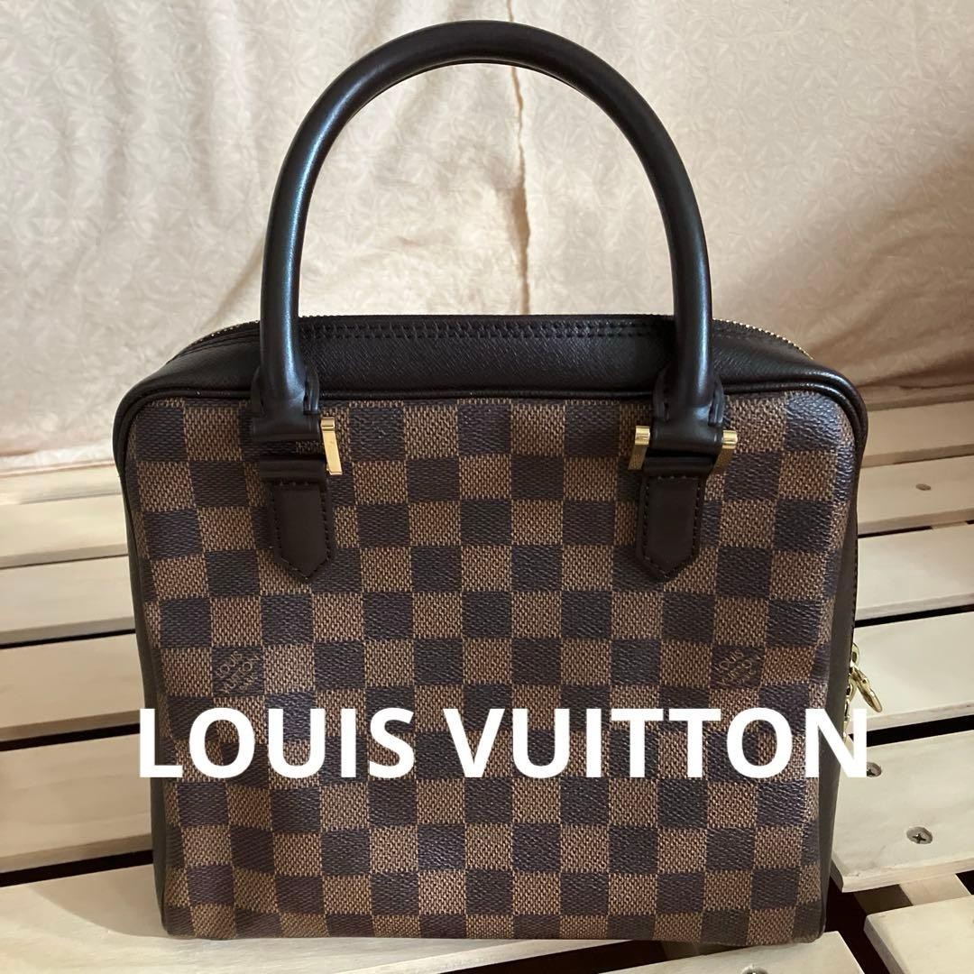 LOUIS VUITTON Damier Brera Handbag Mini Bag Luxury Versatile 24x22x10cm