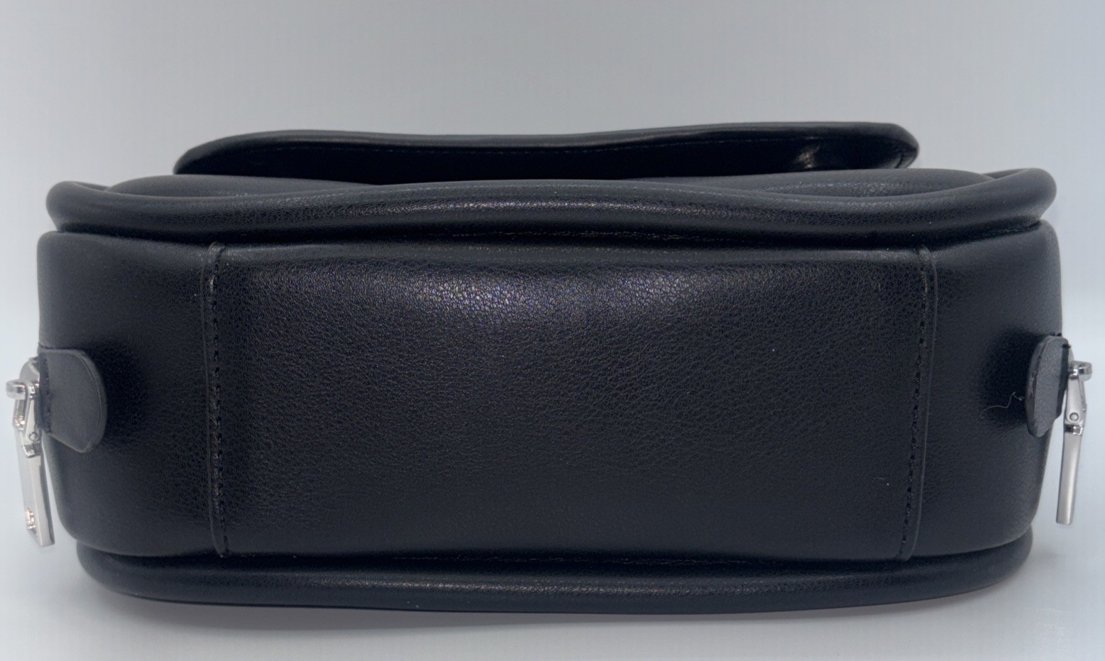Melie Bianco Cici Sky Recyled Vegan Purse Bag Black Top Handle New No Tags