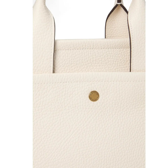 NWT Coach CAM75 Cargo Tote Shoulder Crossbody Bag in Chalk Leather NWT