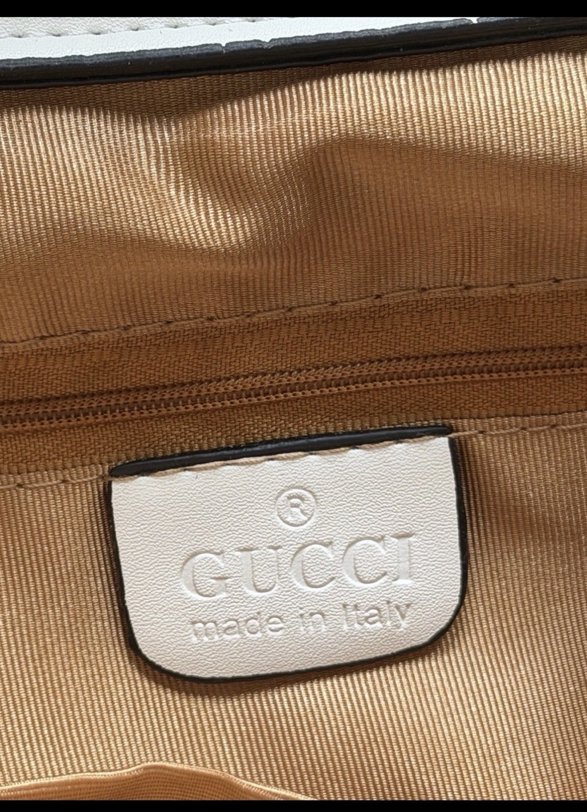 Gucci Diana Tote Small White Leather