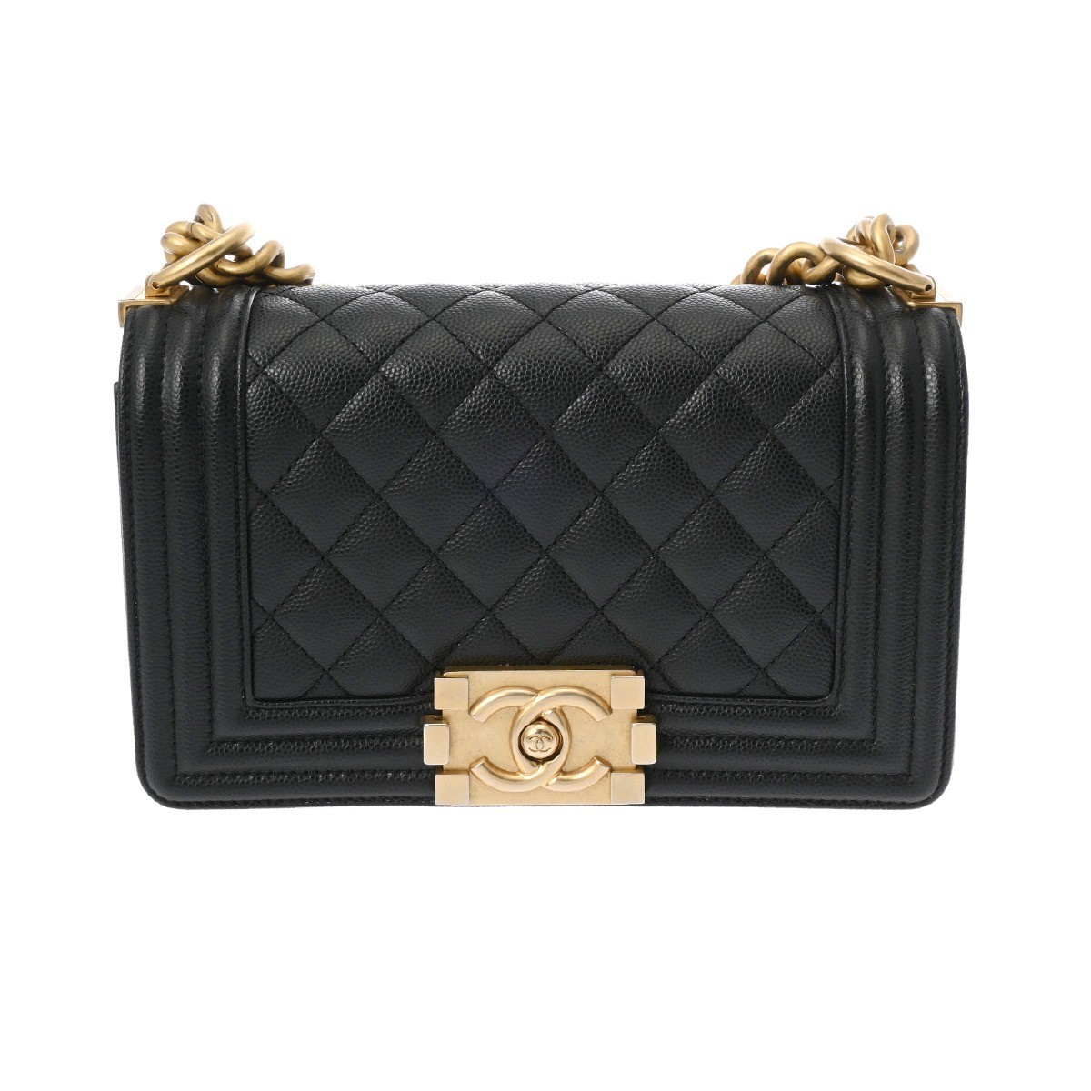 CHANEL Small Handbag 7.9″ A67085 Boy chanel black Women Shoulder Bag