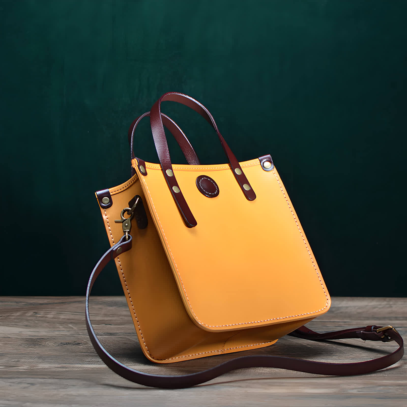 Erivis Genuine Leather Bag Small hand bag Tote Bag Crossbody bag