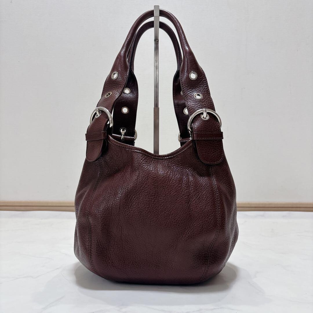 HIROFU Tote bag SOHO Leather Brown Authentic From Japan