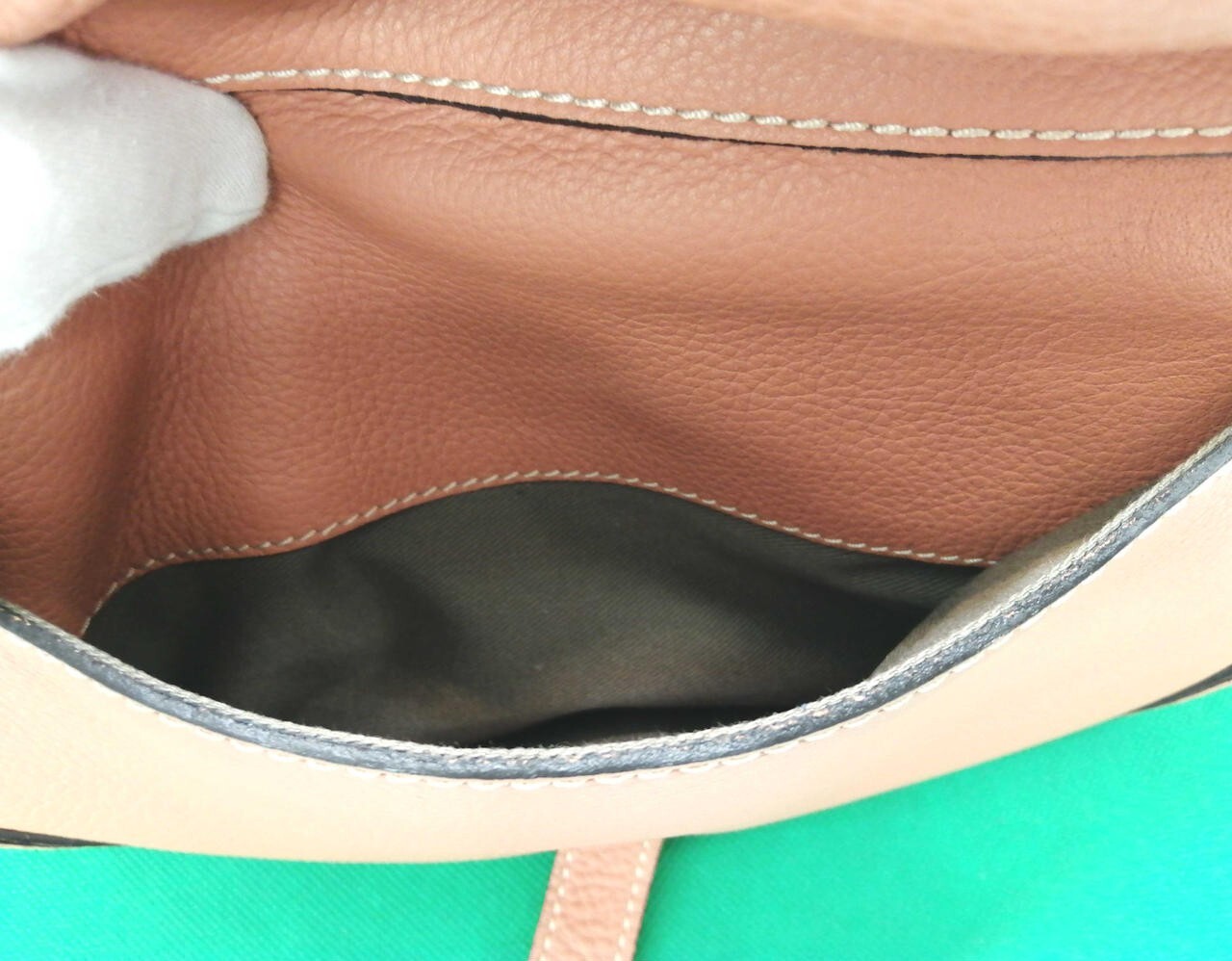 CHLOE Marcy Hand Shoulder Bag Pink 13.7×8.6×5.9 inch Authentic Used Japan