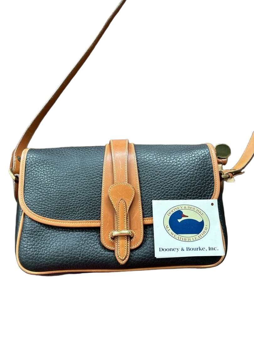 Dooney & Bourke Leather Shoulder Bag Crossbody Vintage 10.6×7.3×2 in