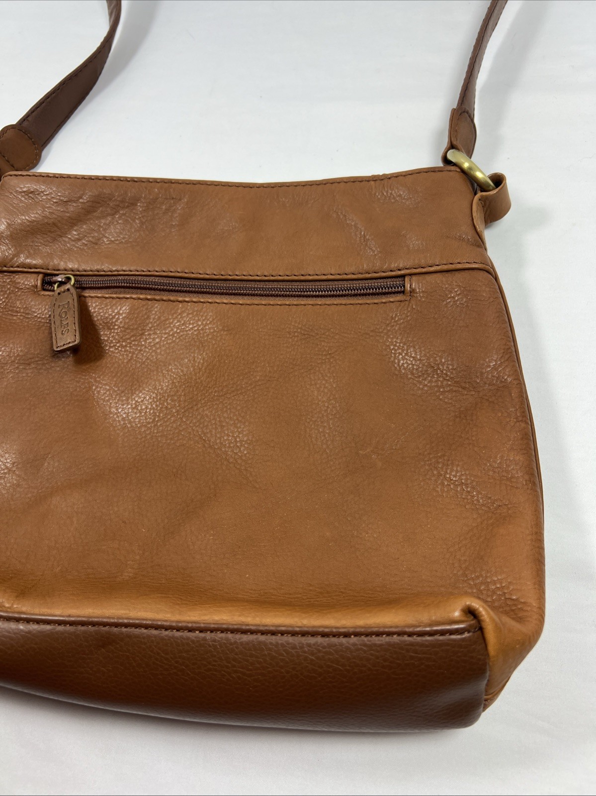Rolfs Genuine Leather Tan Shoulder Bag Purse Handbag Brand New w/ Tags $69