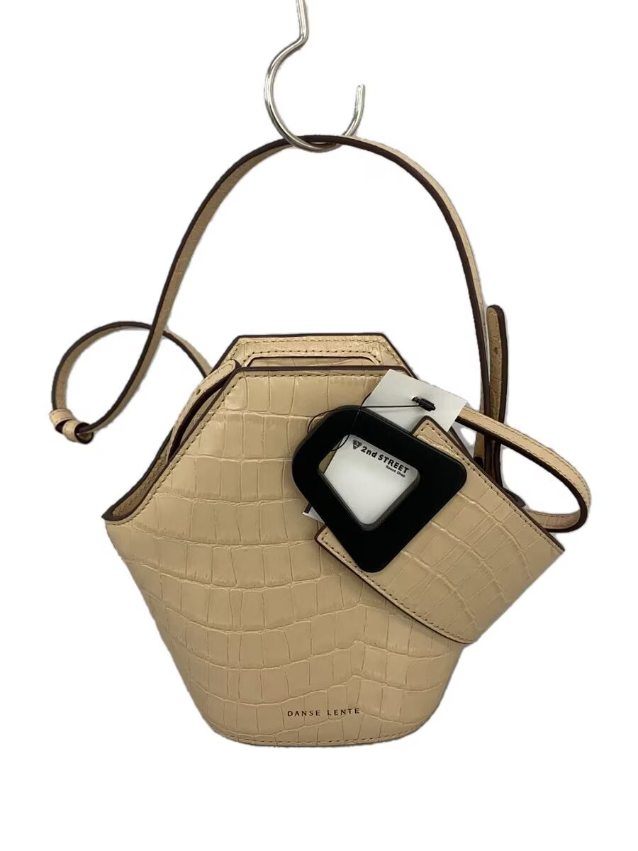 Other Brands Danse Lente Johnny Embossed Mini Shoulder Bag BEG