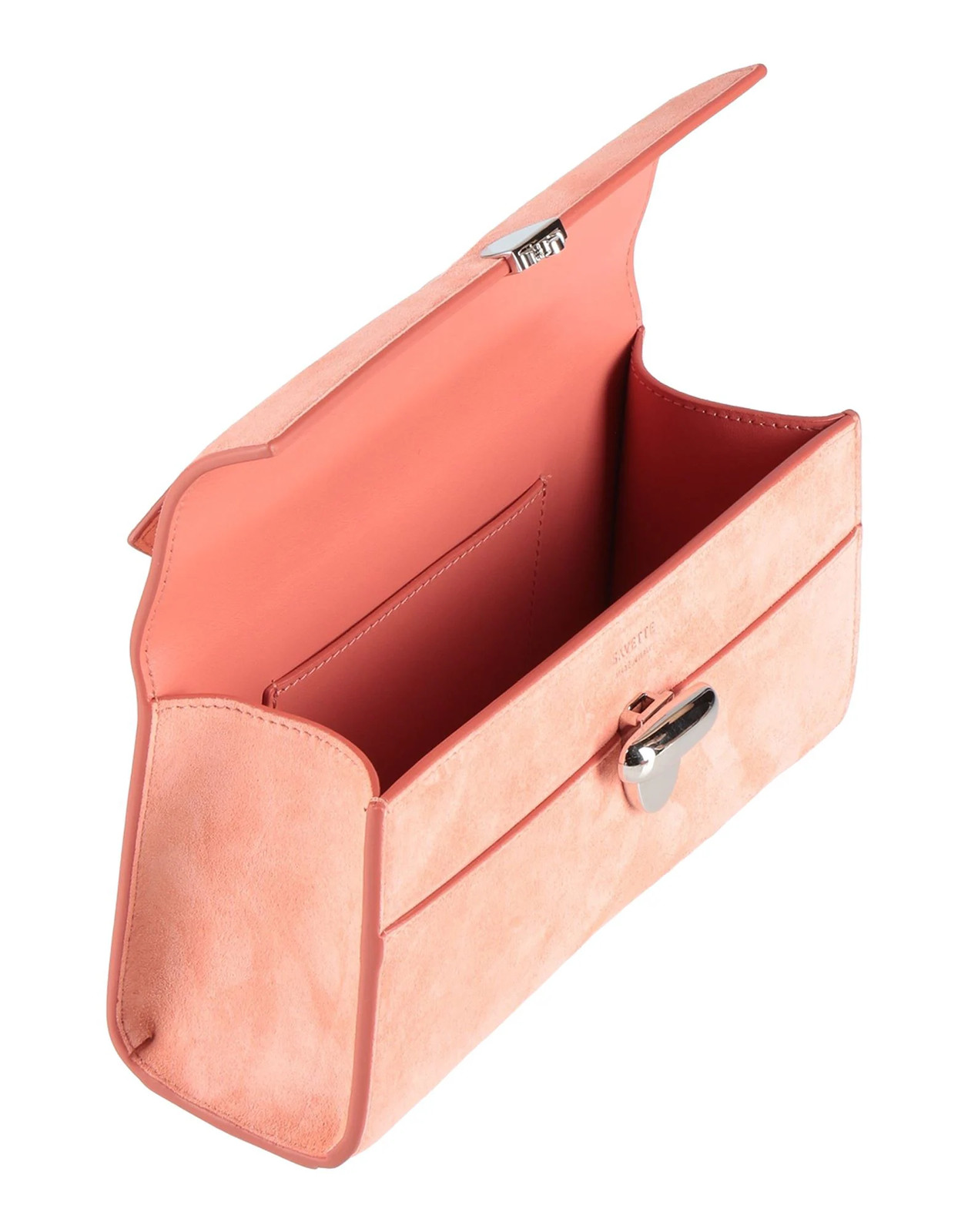 Savette – Women – Suede Handbag – Salmon pink