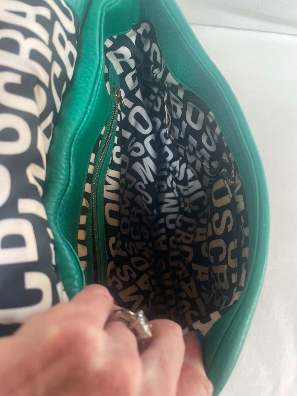 Turquoise Latest New Authentic Marc Jacobs Small Pebbled Leather Backpack $295