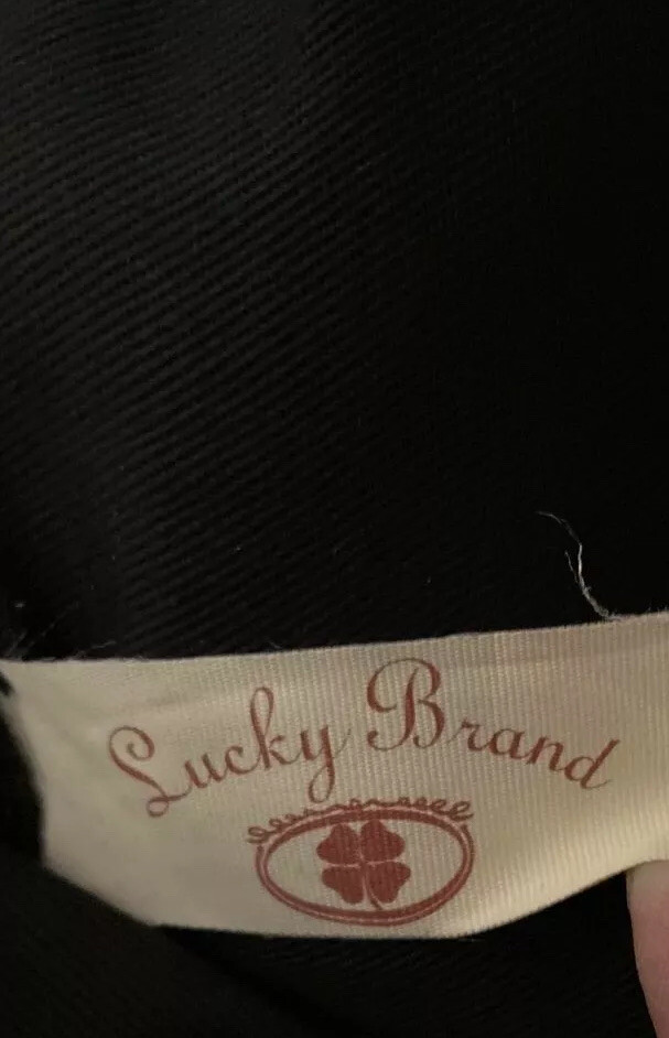 Lucky Brand Burgandy Laptop Bag Maroon Crossbody Strap 14.5″ X 12″