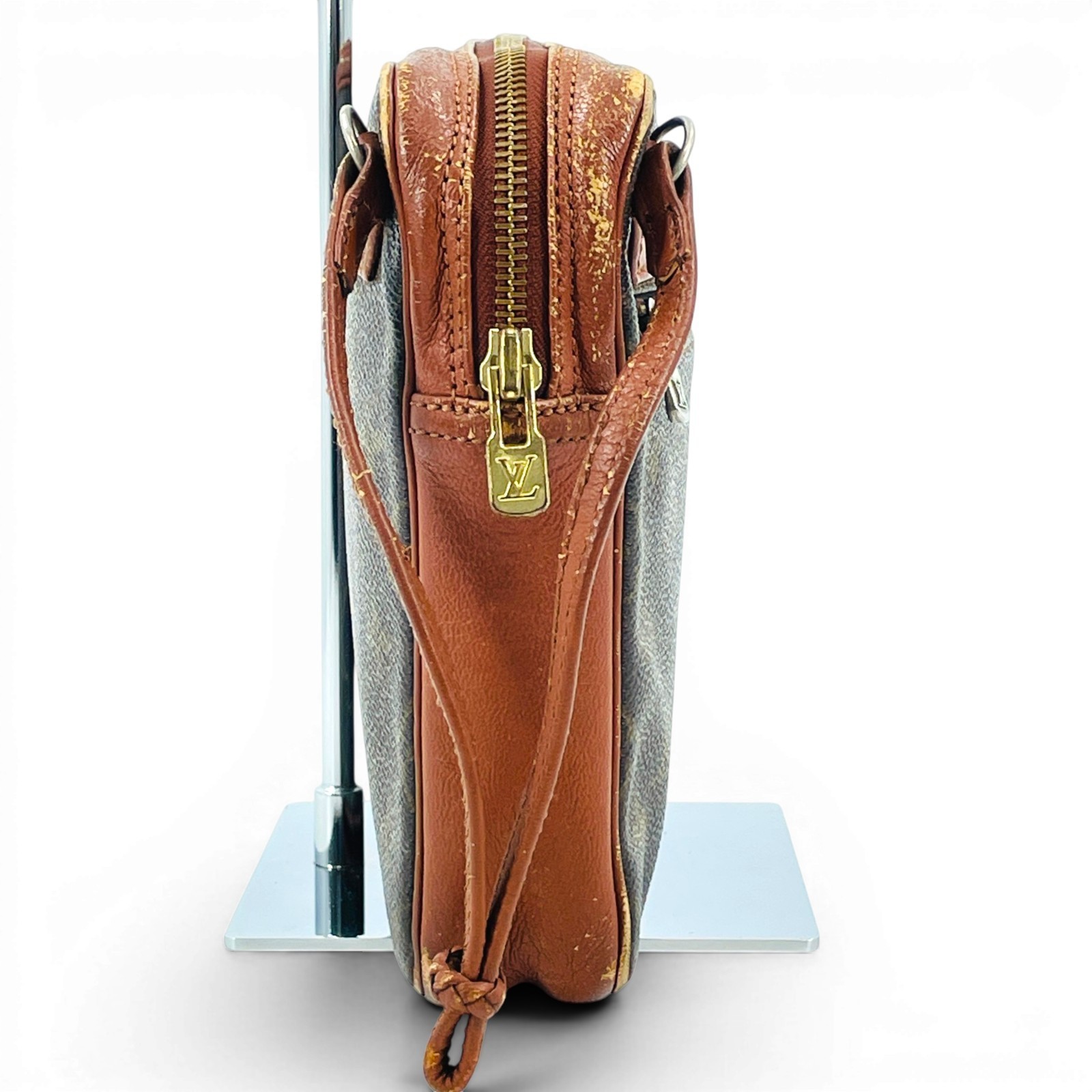 LOUIS VUITTON Second Bag Monogram Canvas Brown Vintage Clutch Bag