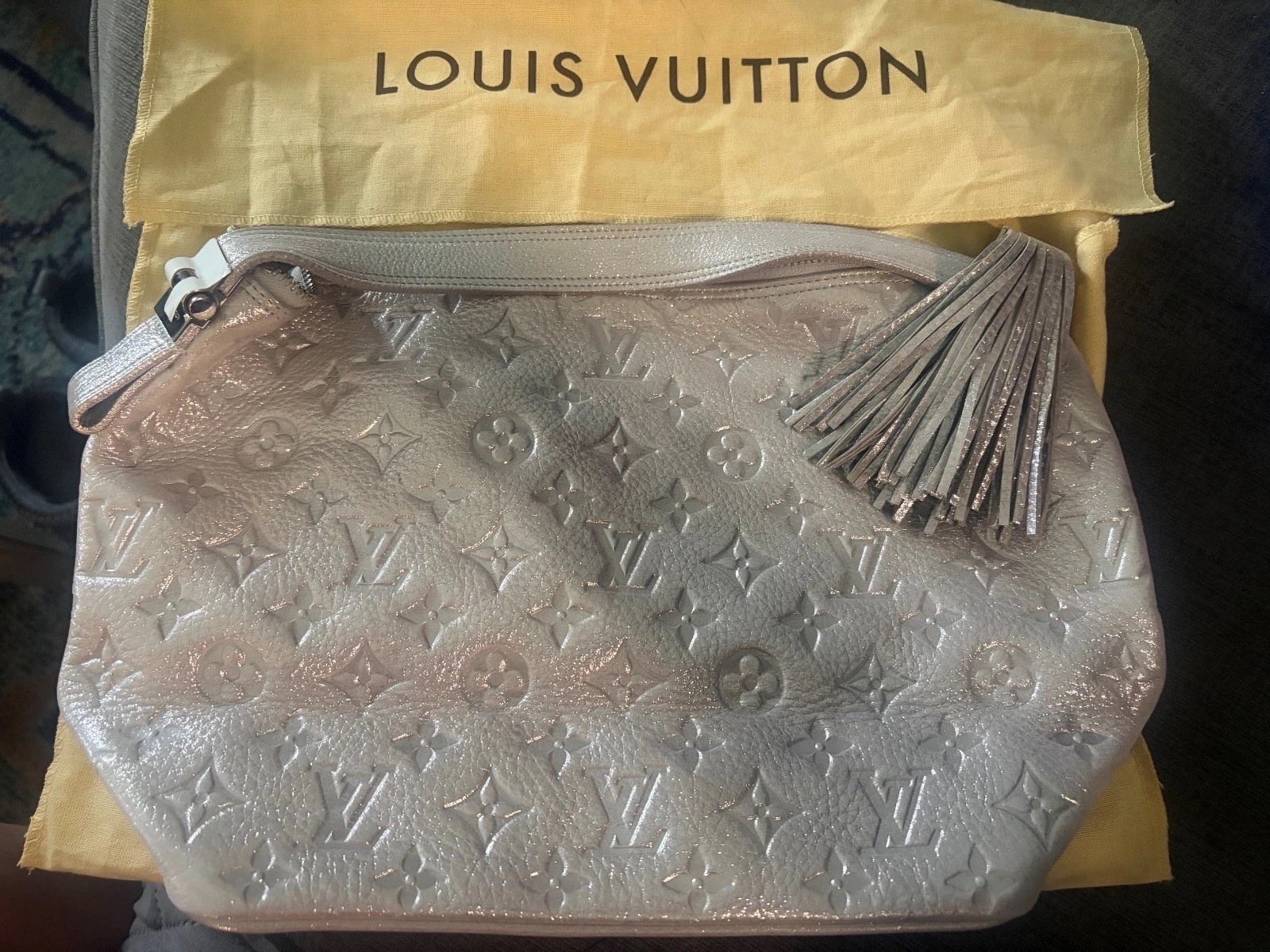 NWT – Louis Vuitton Halo Limited Edition Shimmer Monogram Embossed Leather
