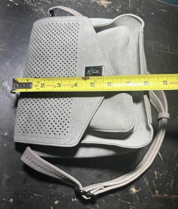 Andrea Crossbody Bag Handbag Purse Wallet 1343038 Gray Grey
