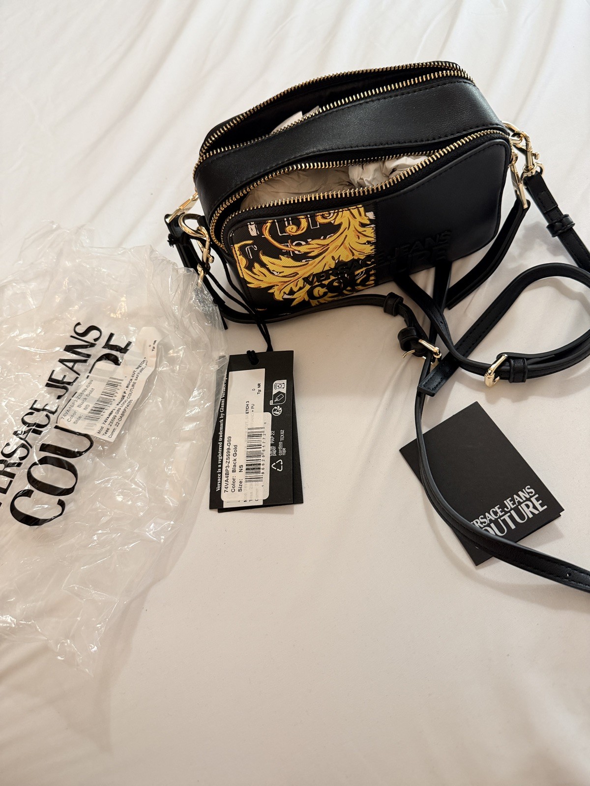 Versace Jeans Couture crossbody camera bag