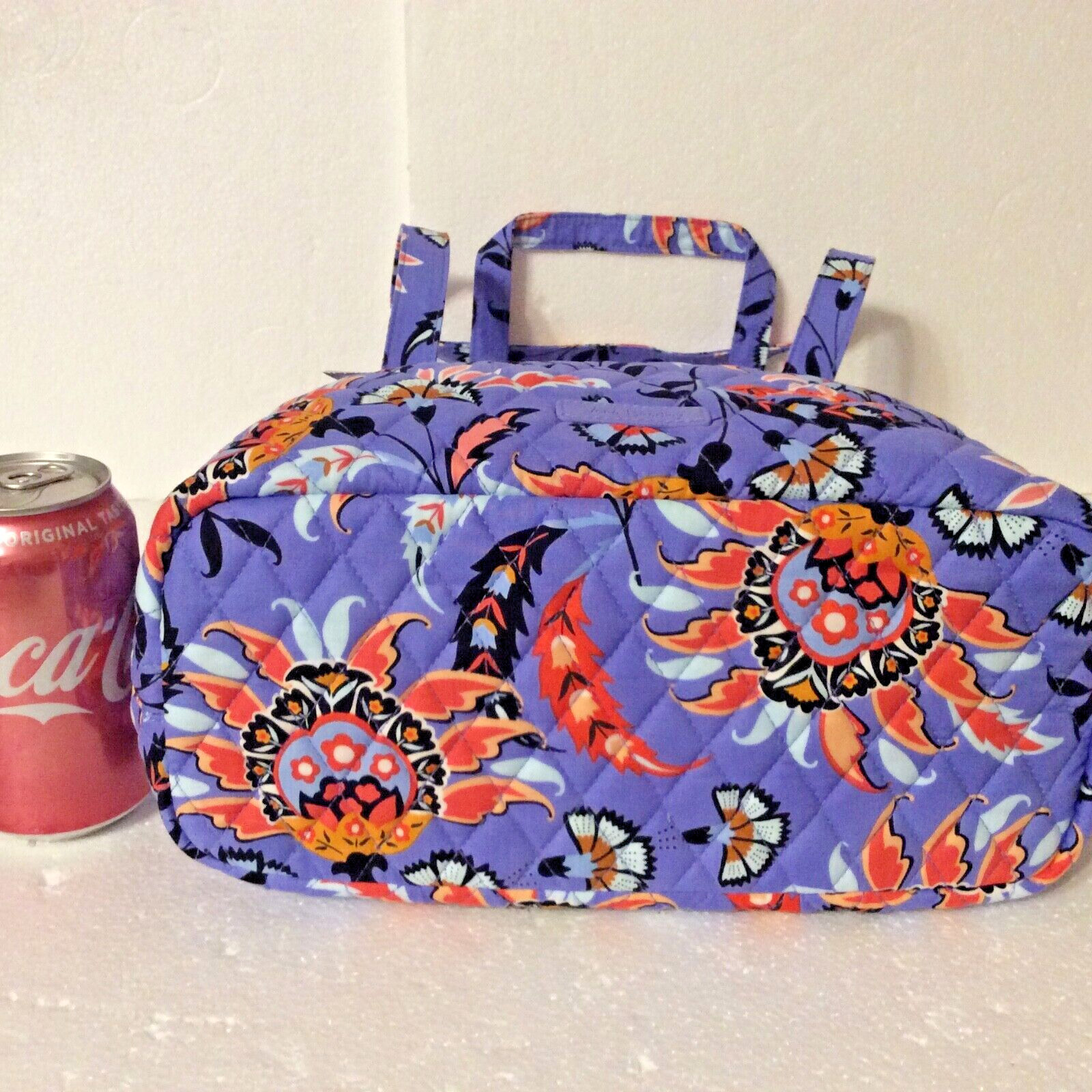 Vera Bradley Triple Compartment Shoulder Bag in Mural Garden New Spring Summer