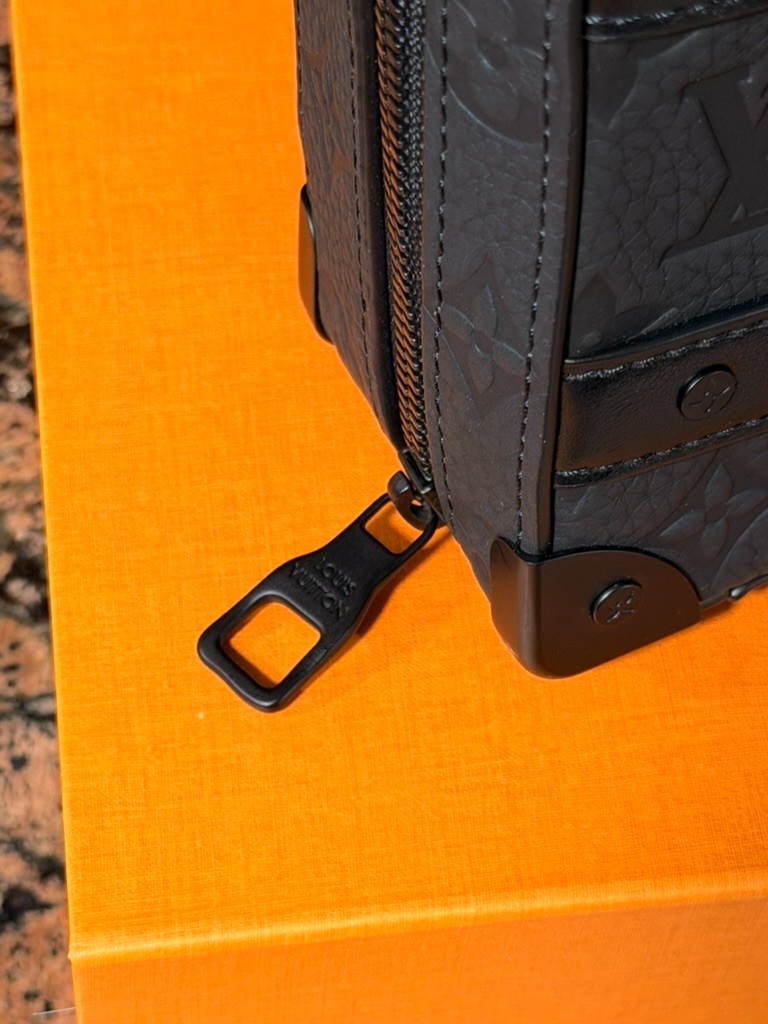 Louis Vuitton Handle Soft Trunk M59163 Black Taurillon Monogram – Full Set