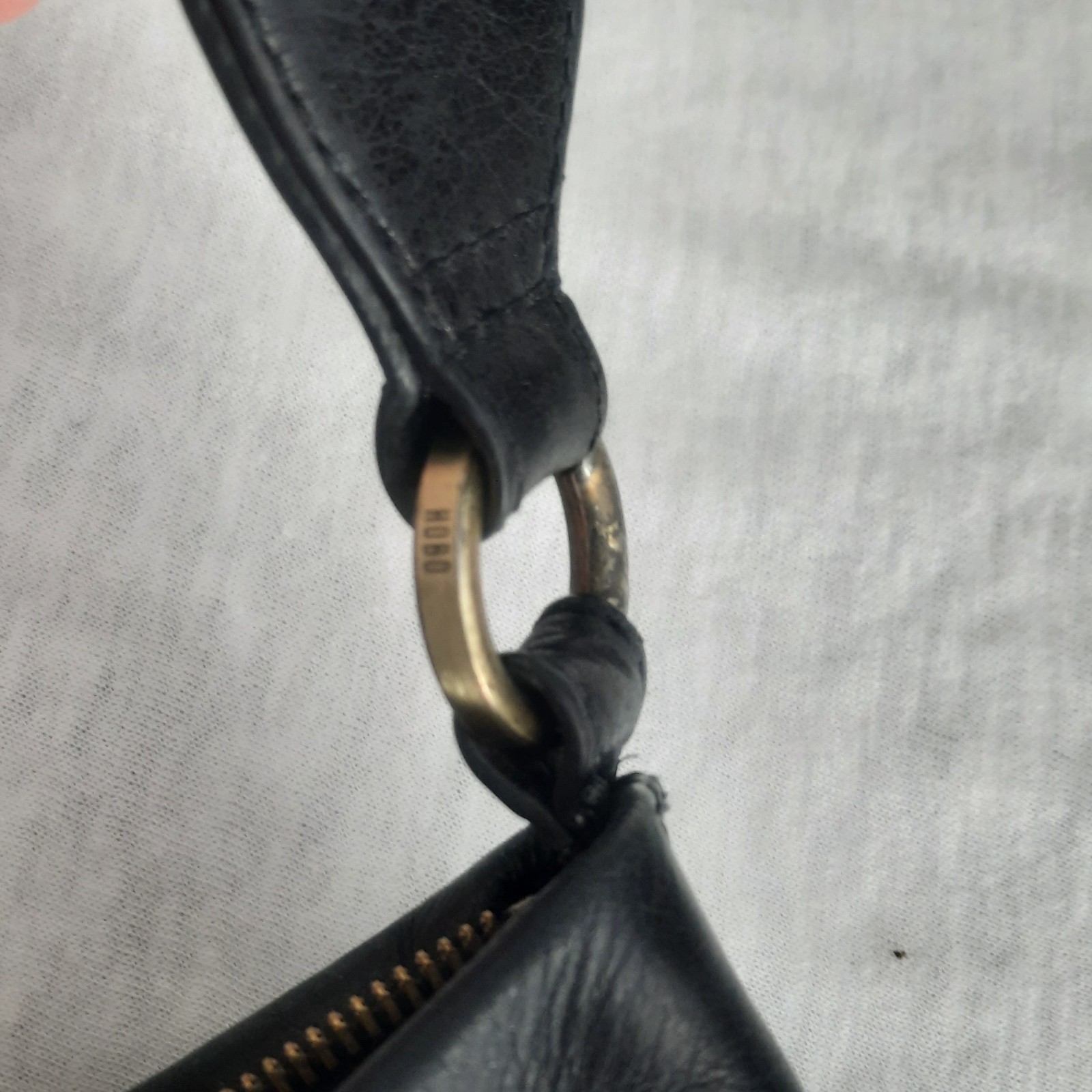 HOBO INTERNATIONAL Forest Black Soft Leather Shoulder Bag Purse, Bag 11 INCH