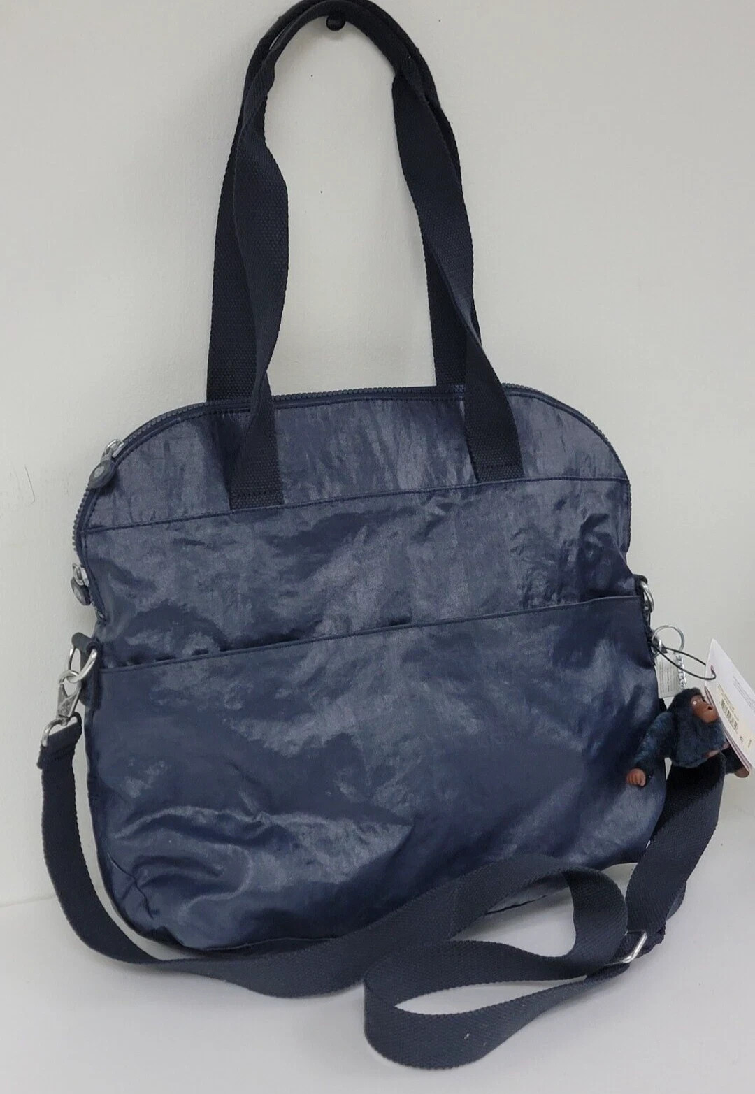 Kipling HB7002 Magnolia 407 Lacquer True Blue Hand/Shoulder Bag 16″x13″ (NWT)