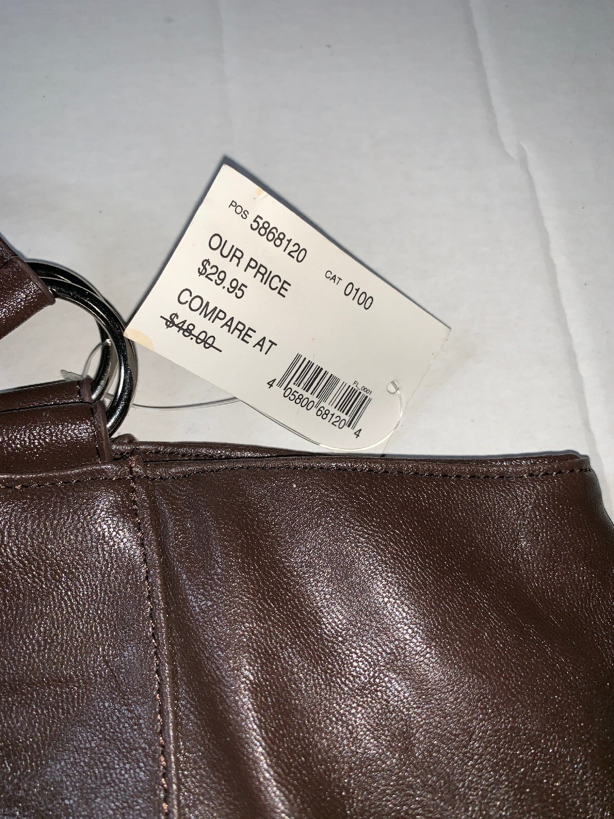 Brand New- DSW Faux Leather Handbag One Size