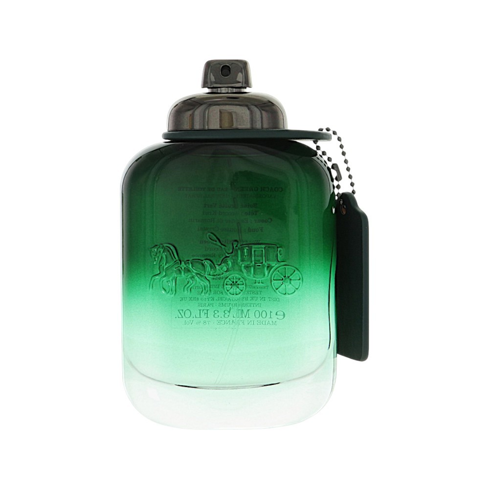 Coach Men Green 3.3 Oz Eau De Toilette Spray by Coach Tester for Men