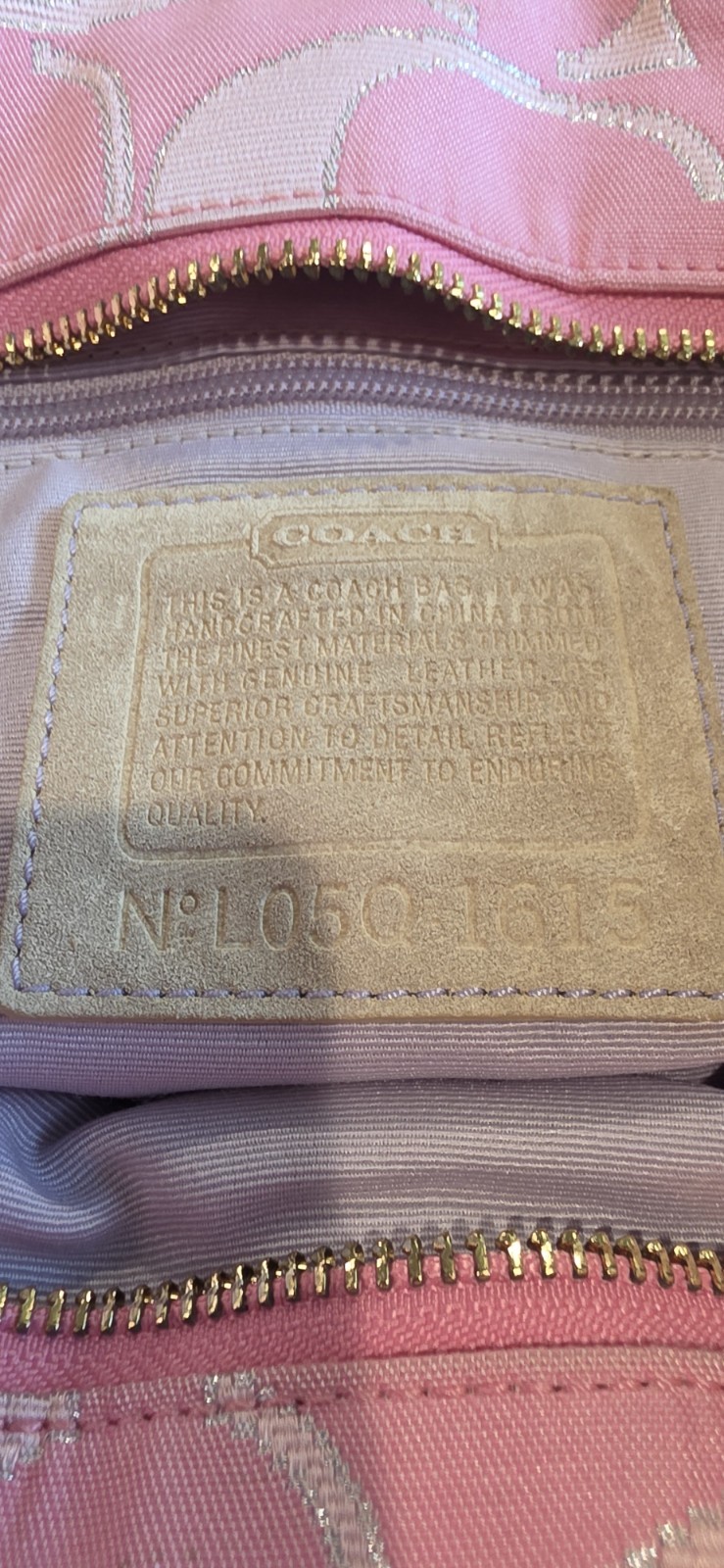 Y2K Vintage Coach Patchwork Hamptons Tote with Leather habdles And Suede bottom