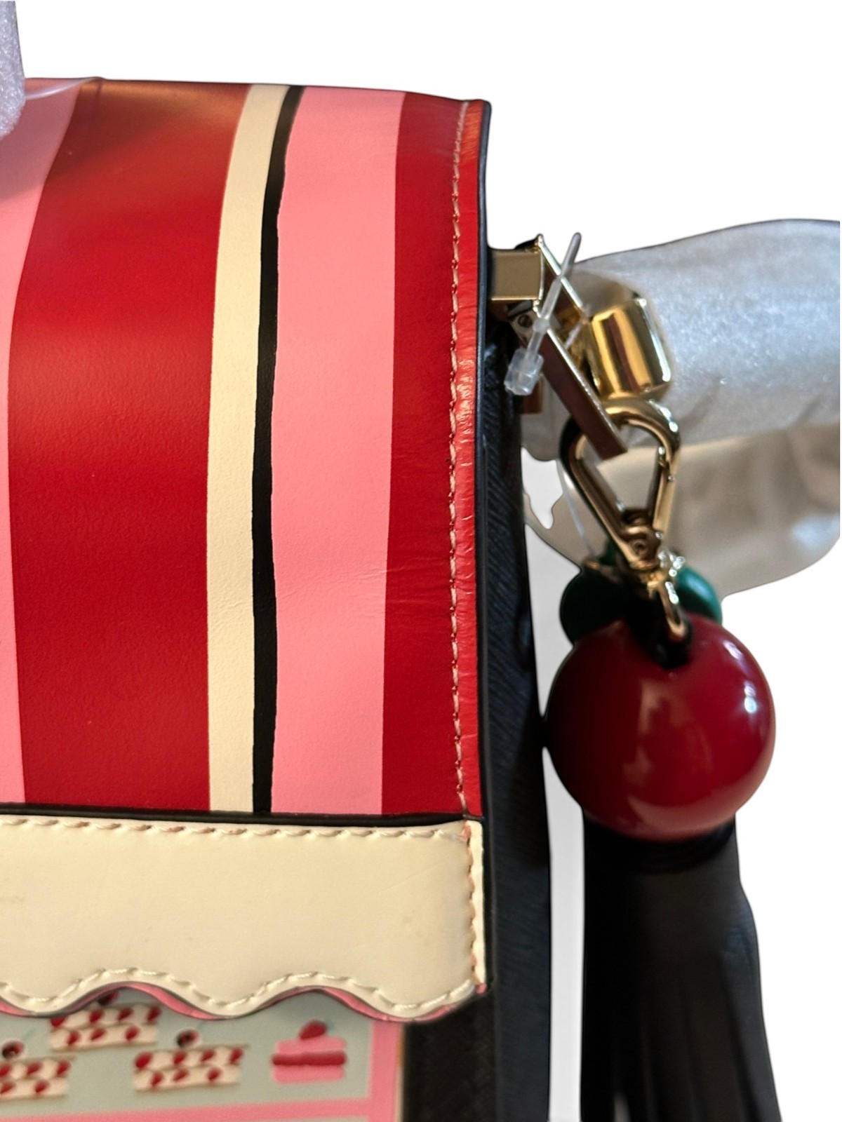 Kate Spade Ma Cherie Cafe Frenchie Satchel NWT Rare Novelty PXRU7957