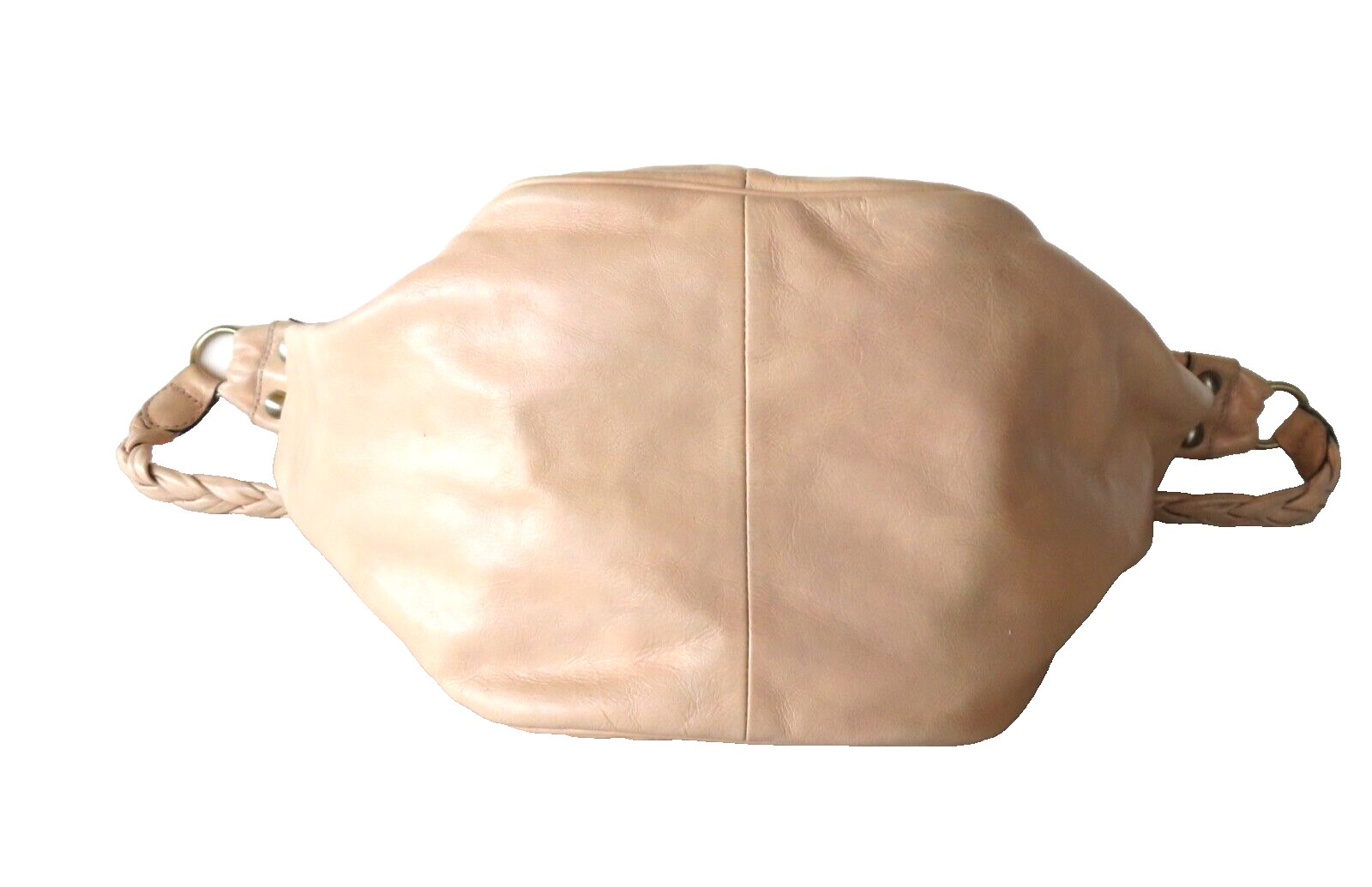 Guess Marciano X-Large Peach Leather Slouch Bag Tote Shoulder Bag Satchel Hobo
