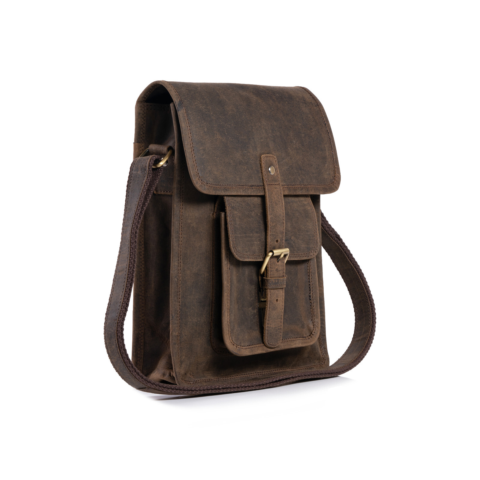 Handmade Leather Sturdy Leather satcel Ipad Messenger Bag for men and women