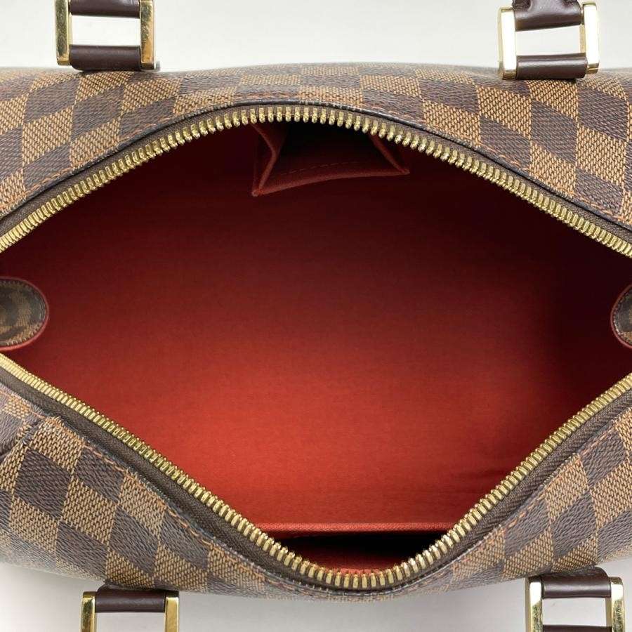 LOUIS VUITTON Handbag: Damier Ebene Ribera MM N41434 Brown w/ dust bag ;99