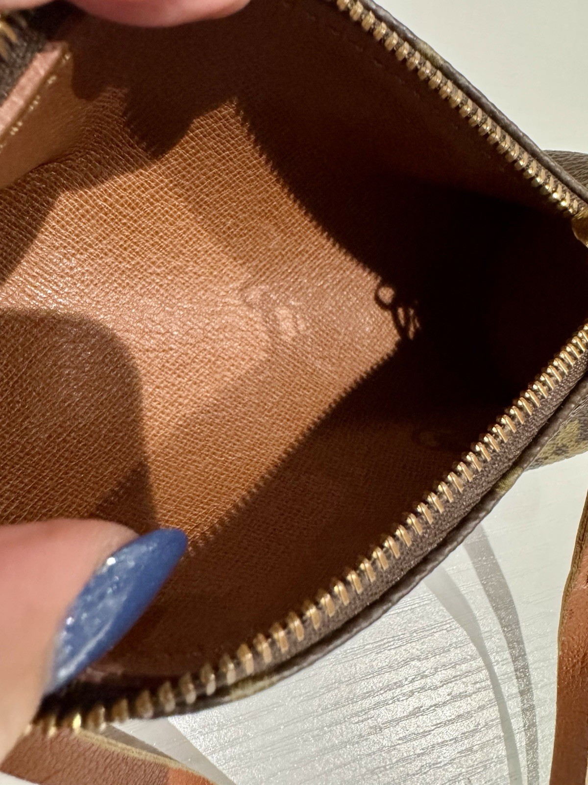 Louis Vuitton Monogram Mini Papillon Accessories Pochette Bag Purse Handbag