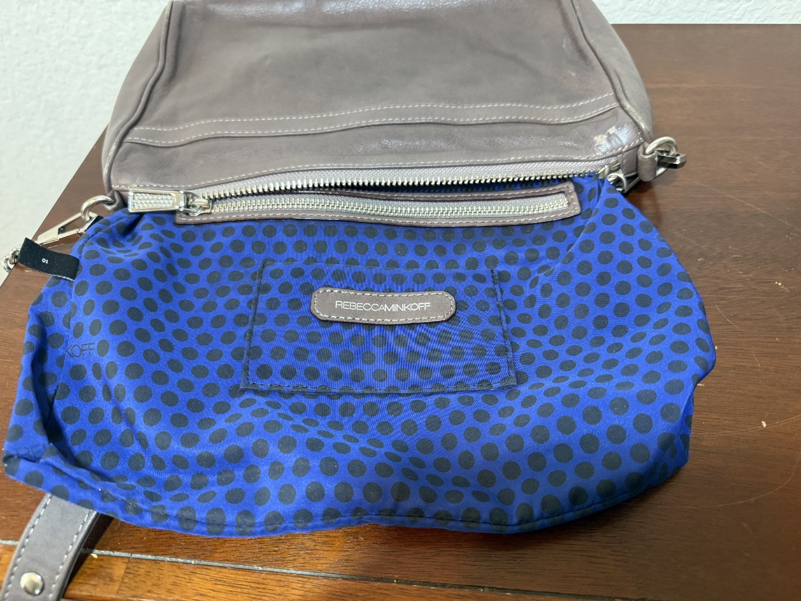 Rebecca Minkoff Small Gray C. MAC Gray Crossbody Shoulder Convertible Bag