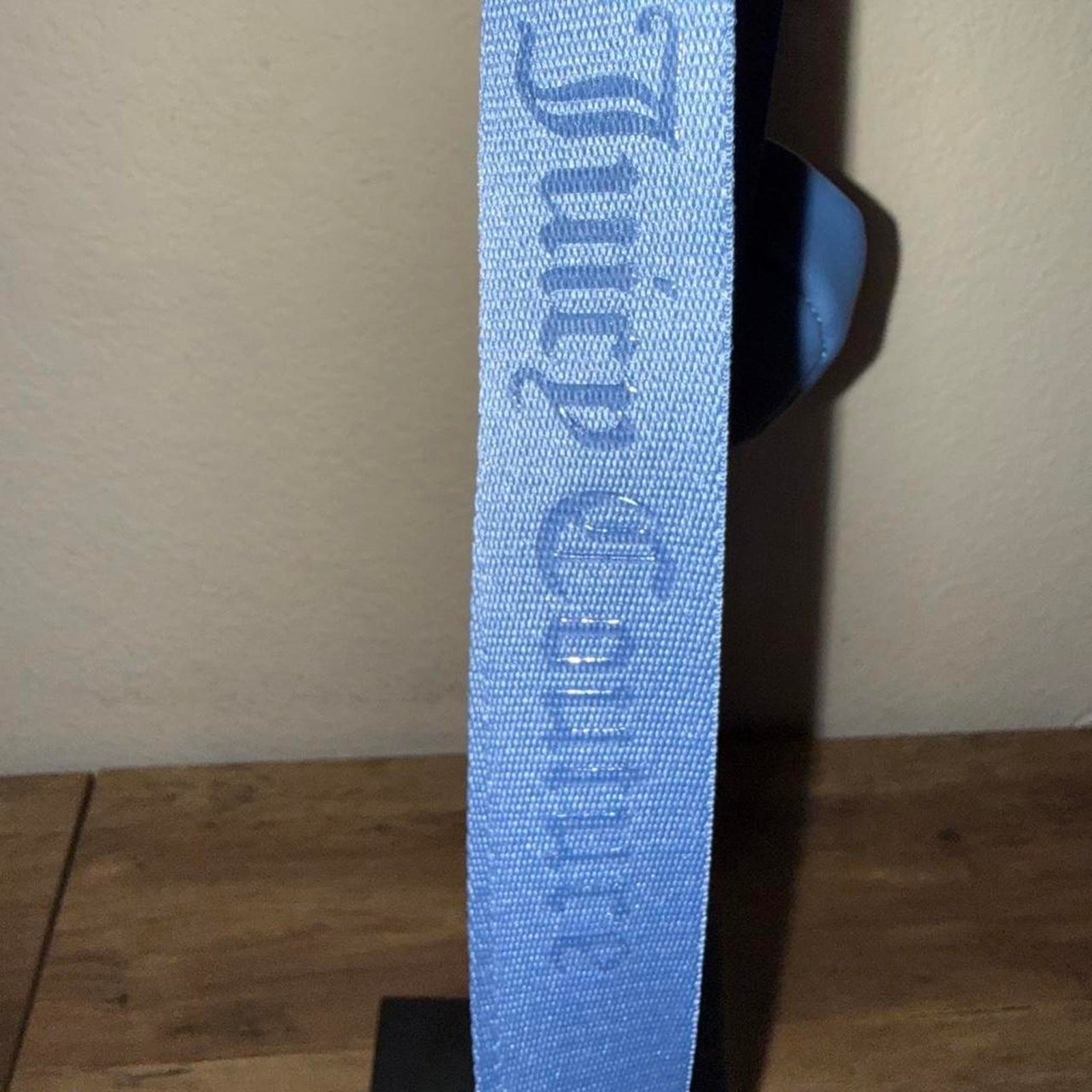 Juicy Couture P ink League Denim Custom One Of one Blinged Out Blue Jeans Purse