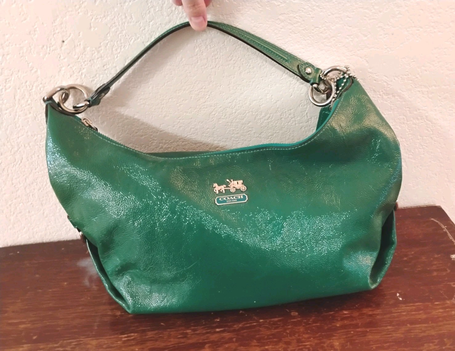 Coach Jade Patent Hobo