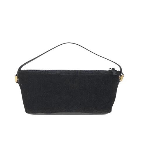 Gucci Black Leather Accessory Pouch Shoulder Bag 039.1103 Women Zip